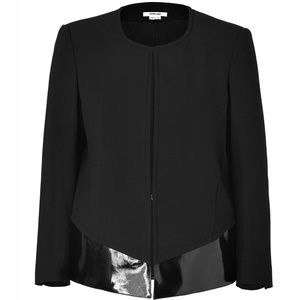 HELMUT LANG Black Suiting Blazer Jacket Size 4